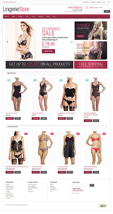 Magento Themes - GoWebBaby.Com