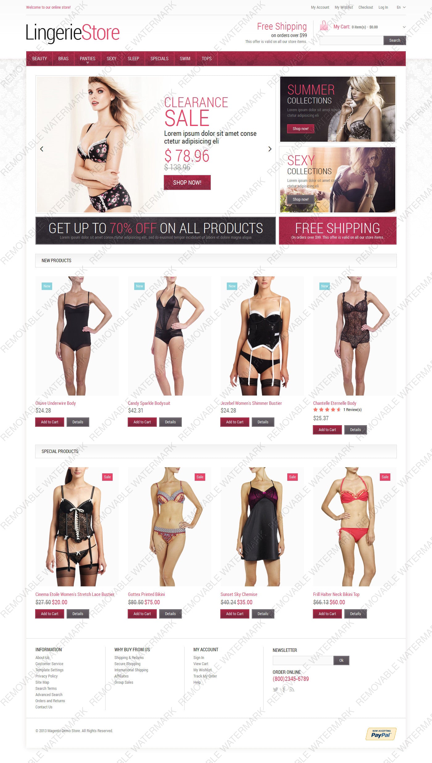 Magento Themes - GoWebBaby.Com