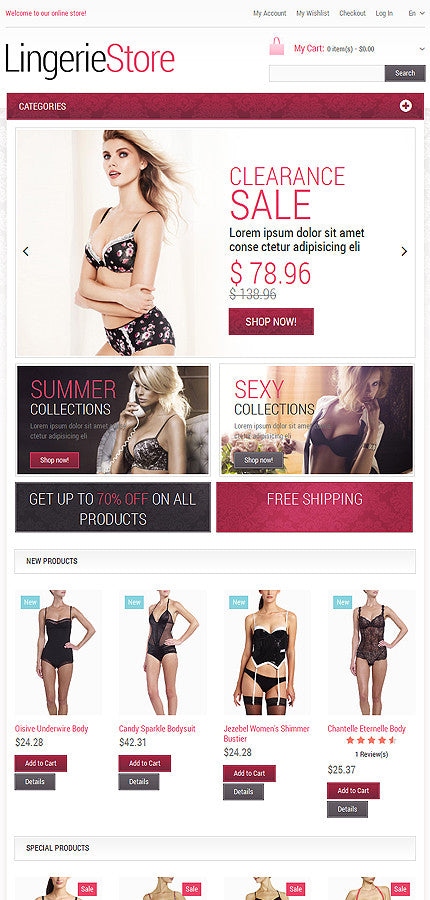 Magento Themes - GoWebBaby.Com