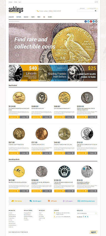 Magento Themes - GoWebBaby.Com