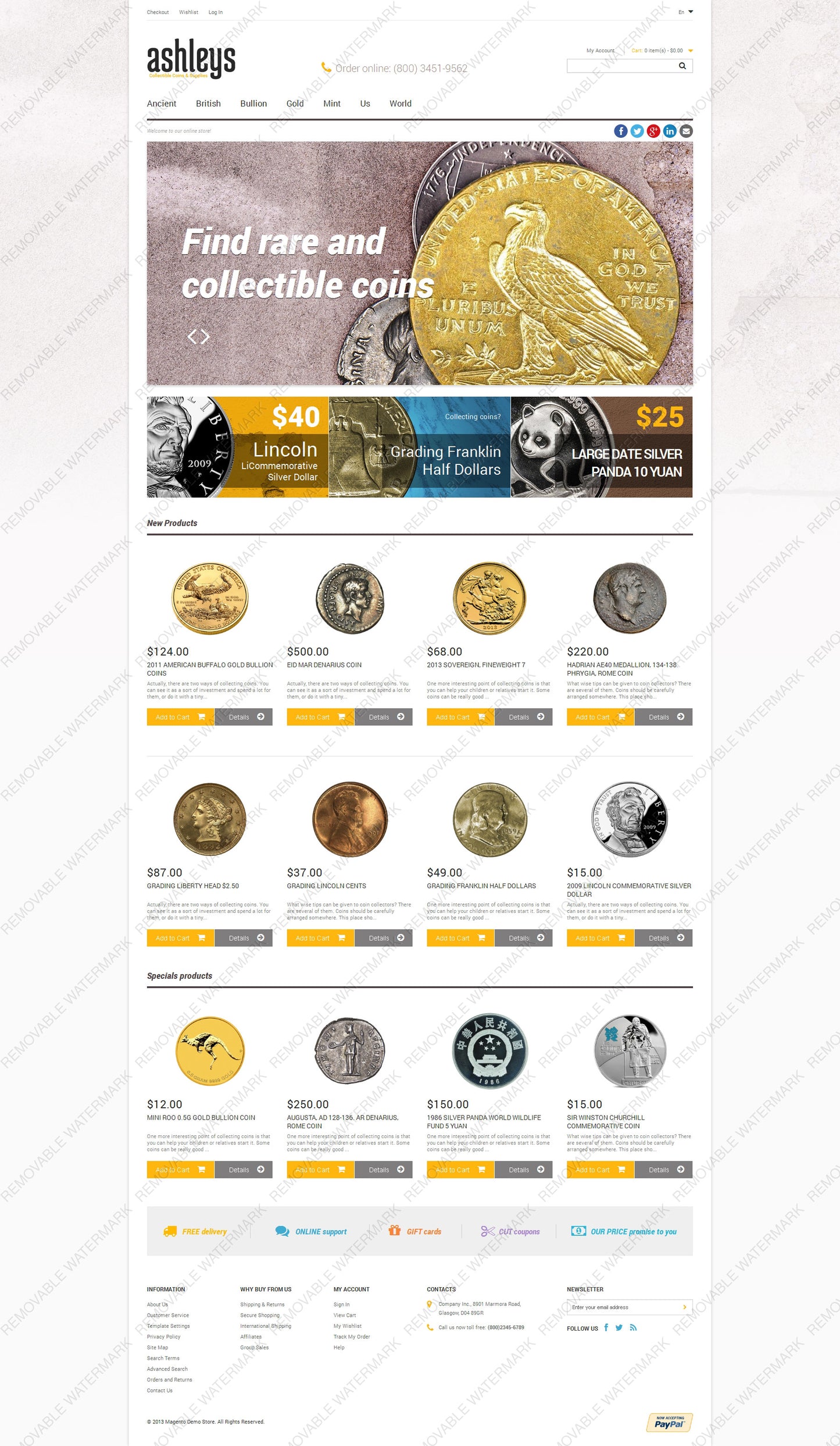 Magento Themes - GoWebBaby.Com
