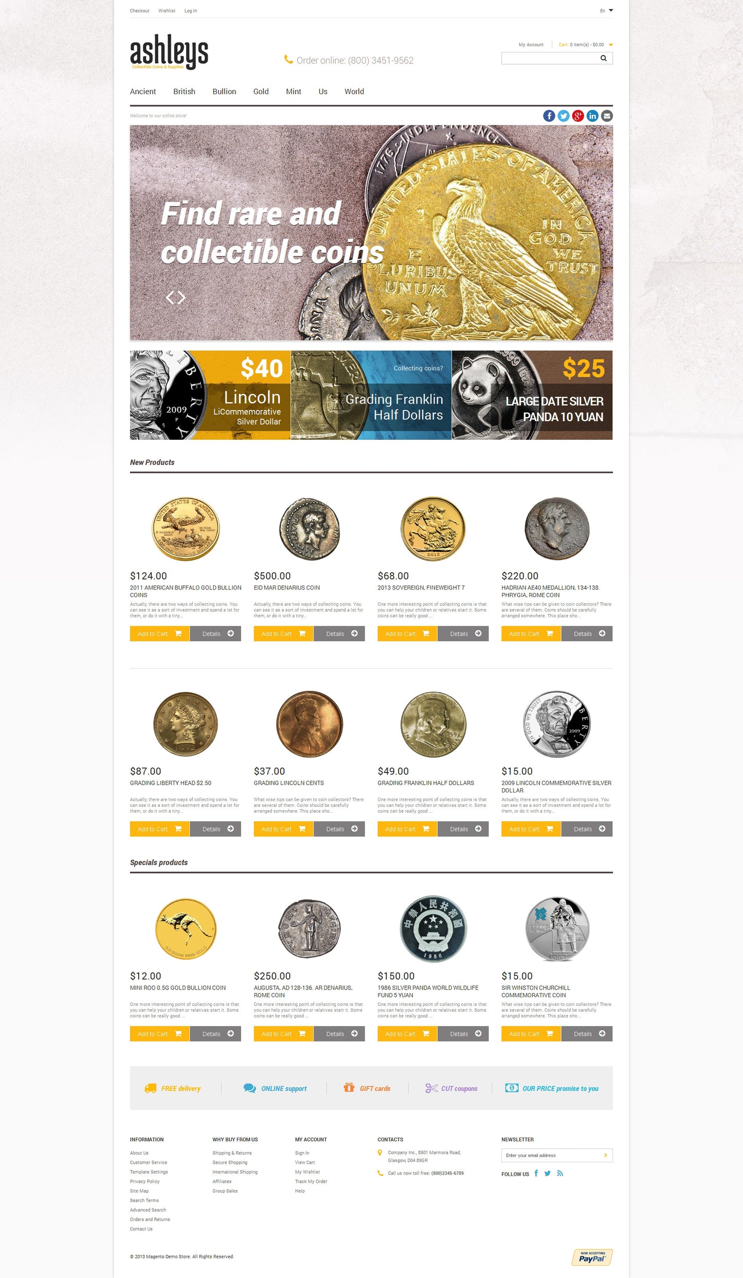 Magento Themes - GoWebBaby.Com