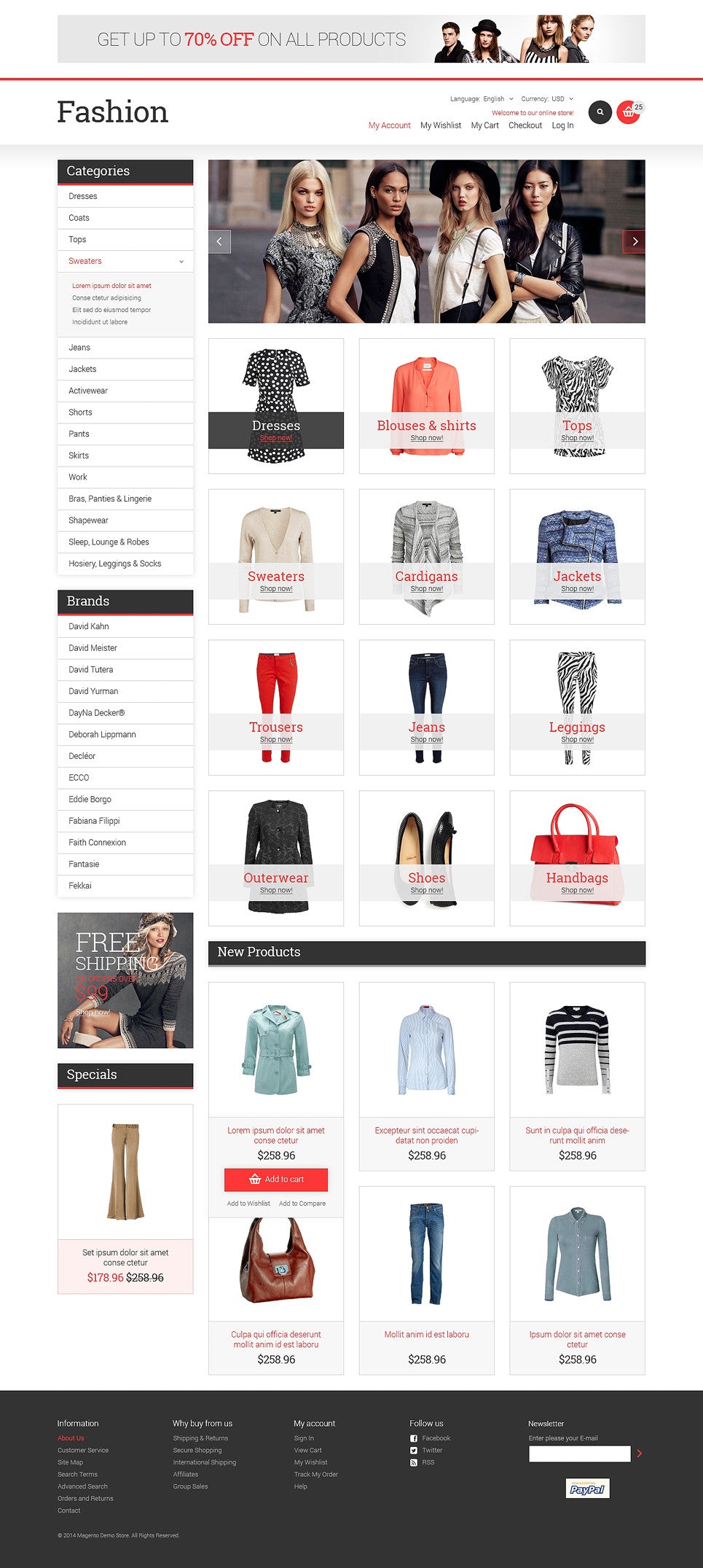 Magento Themes - GoWebBaby.Com