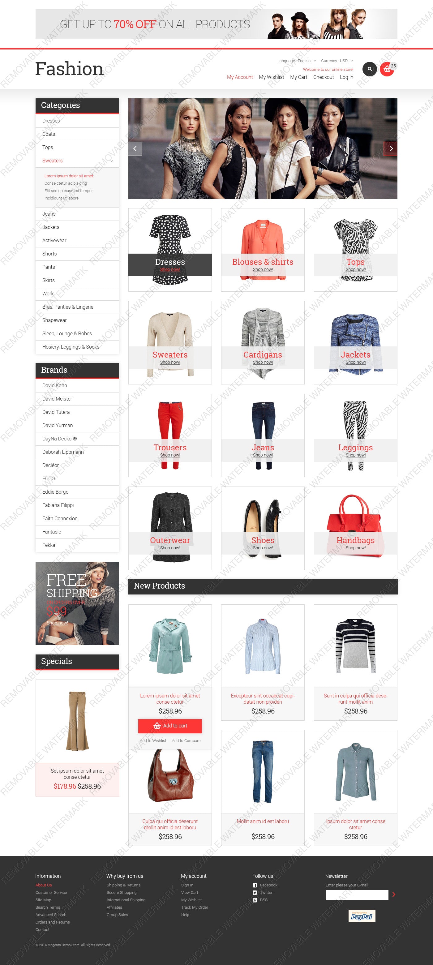 Magento Themes - GoWebBaby.Com