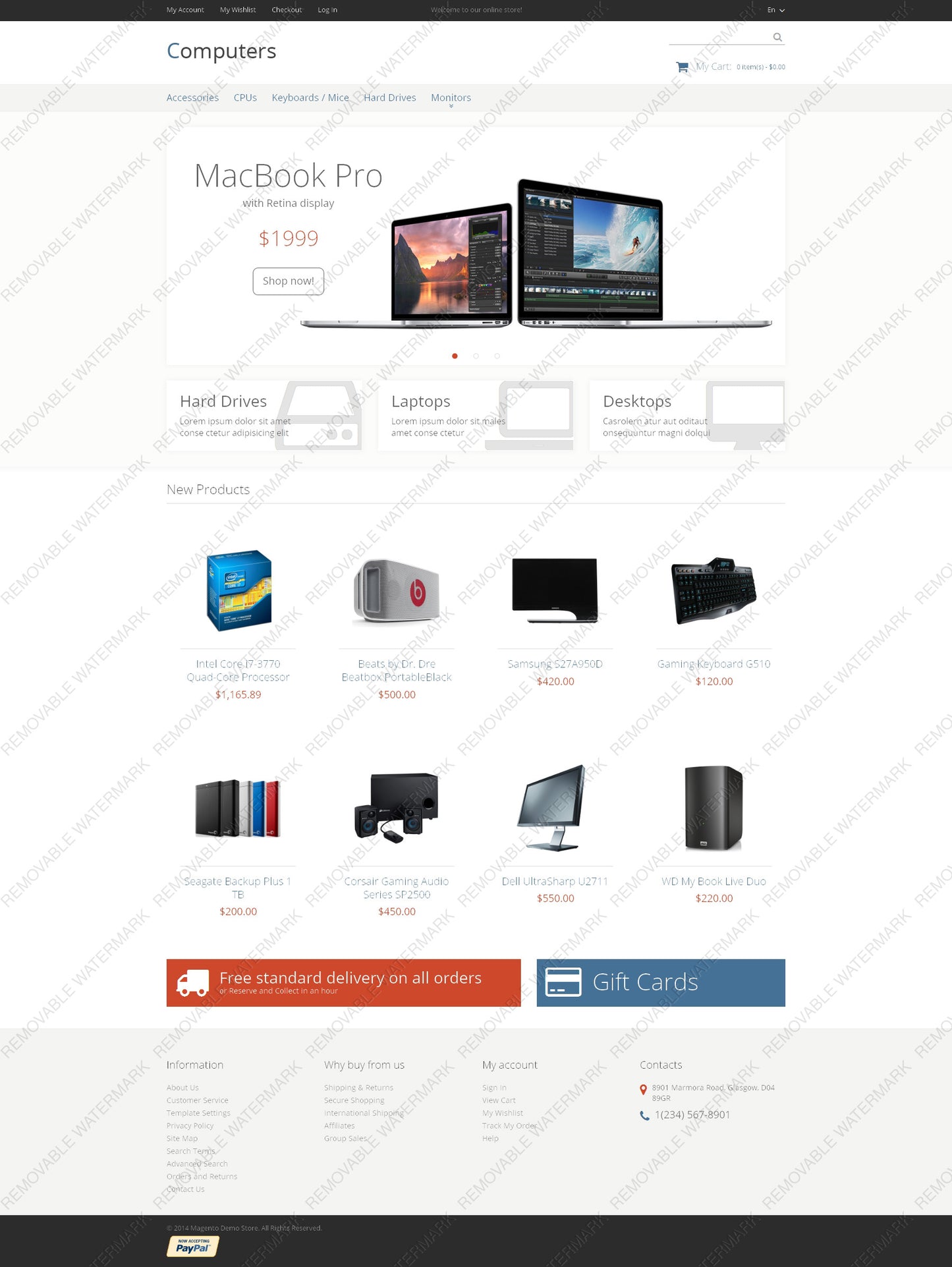 Magento Themes - GoWebBaby.Com