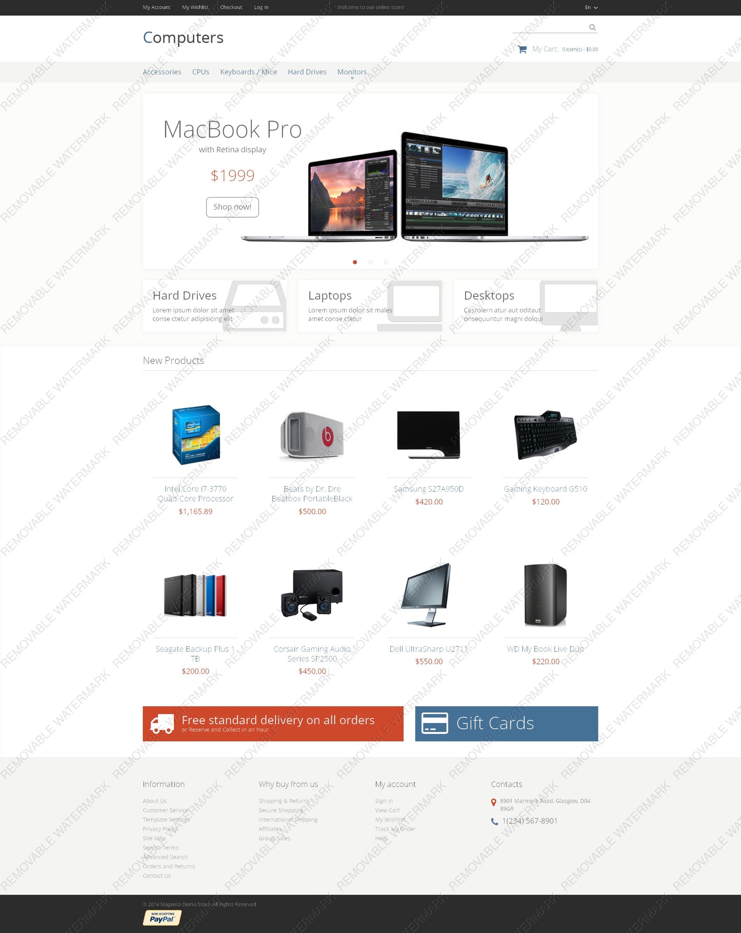 Magento Themes - GoWebBaby.Com