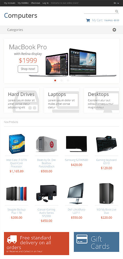 Magento Themes - GoWebBaby.Com