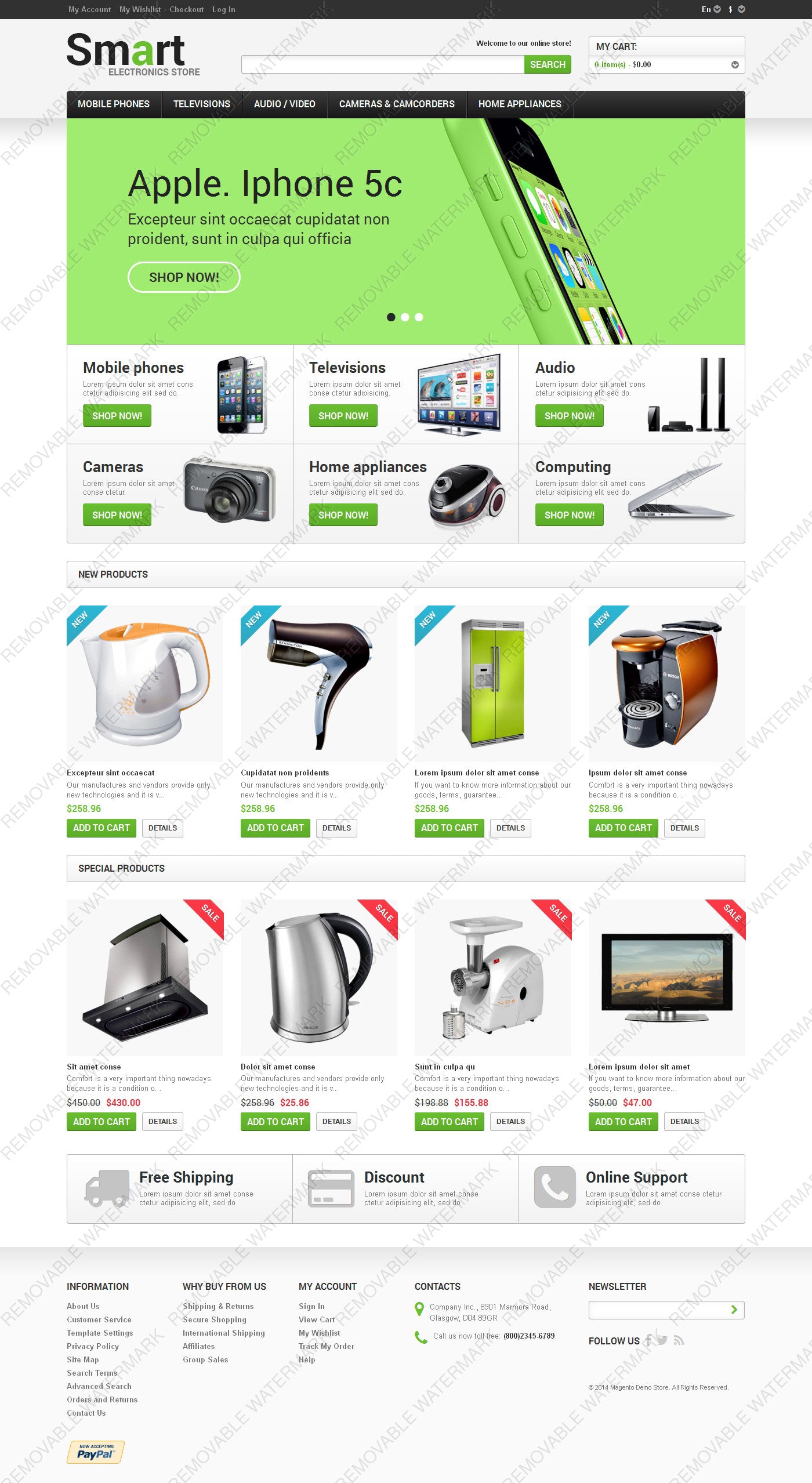 Magento Themes - GoWebBaby.Com
