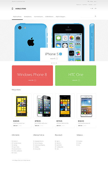 Magento Themes - GoWebBaby.Com