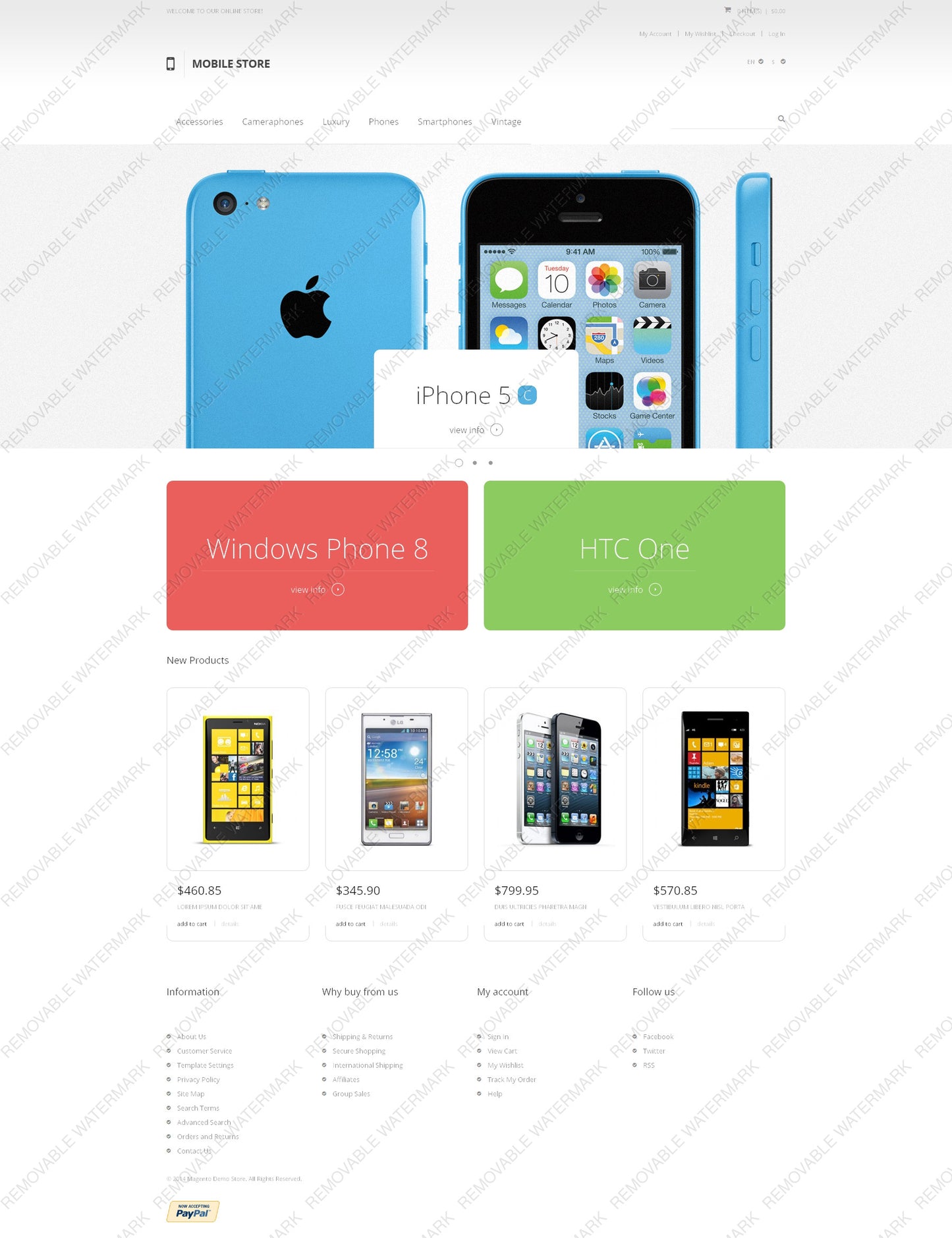 Magento Themes - GoWebBaby.Com