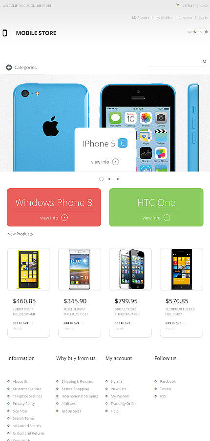 Magento Themes - GoWebBaby.Com