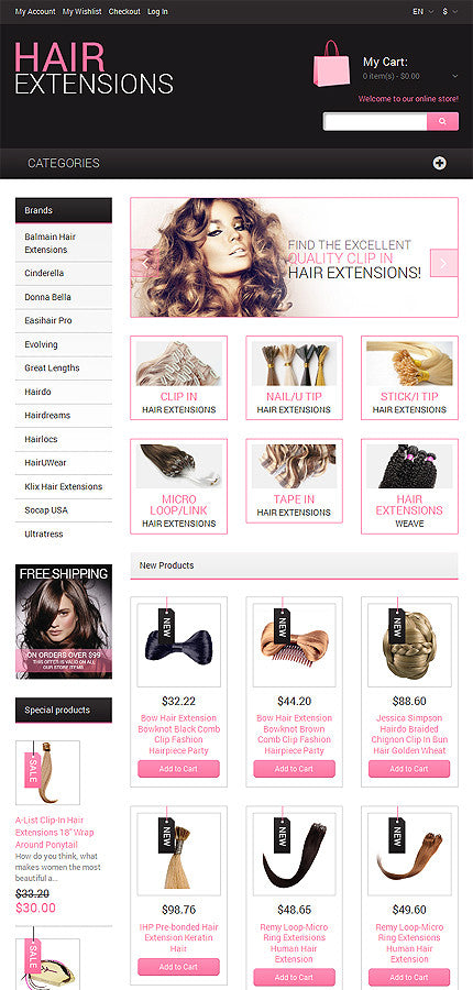 Magento Themes - GoWebBaby.Com