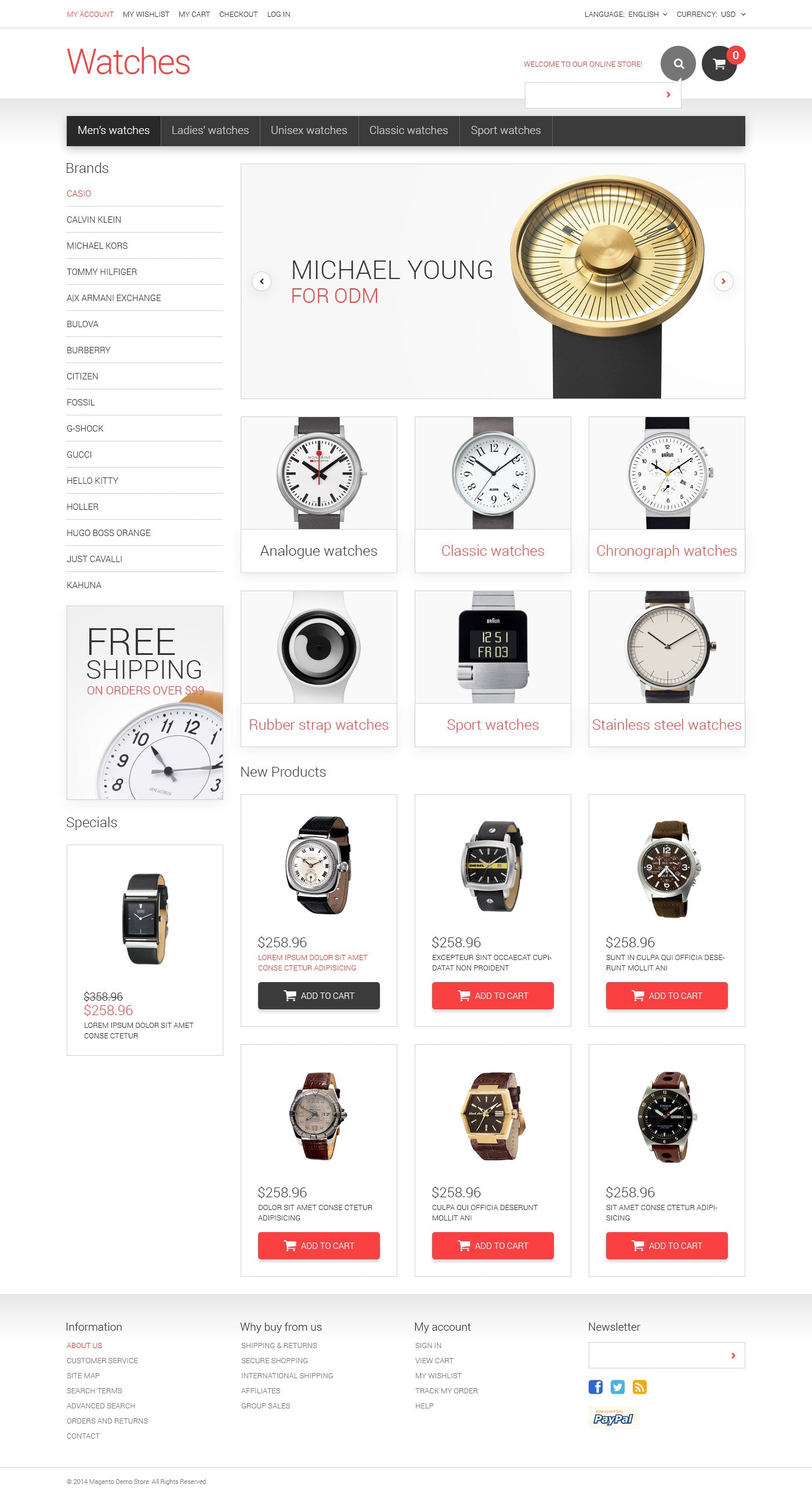 Magento Themes - GoWebBaby.Com