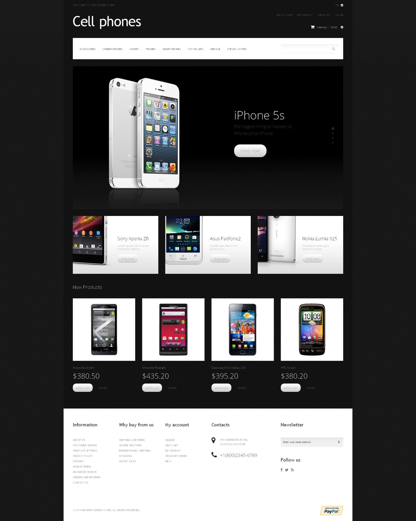 Magento Themes - GoWebBaby.Com