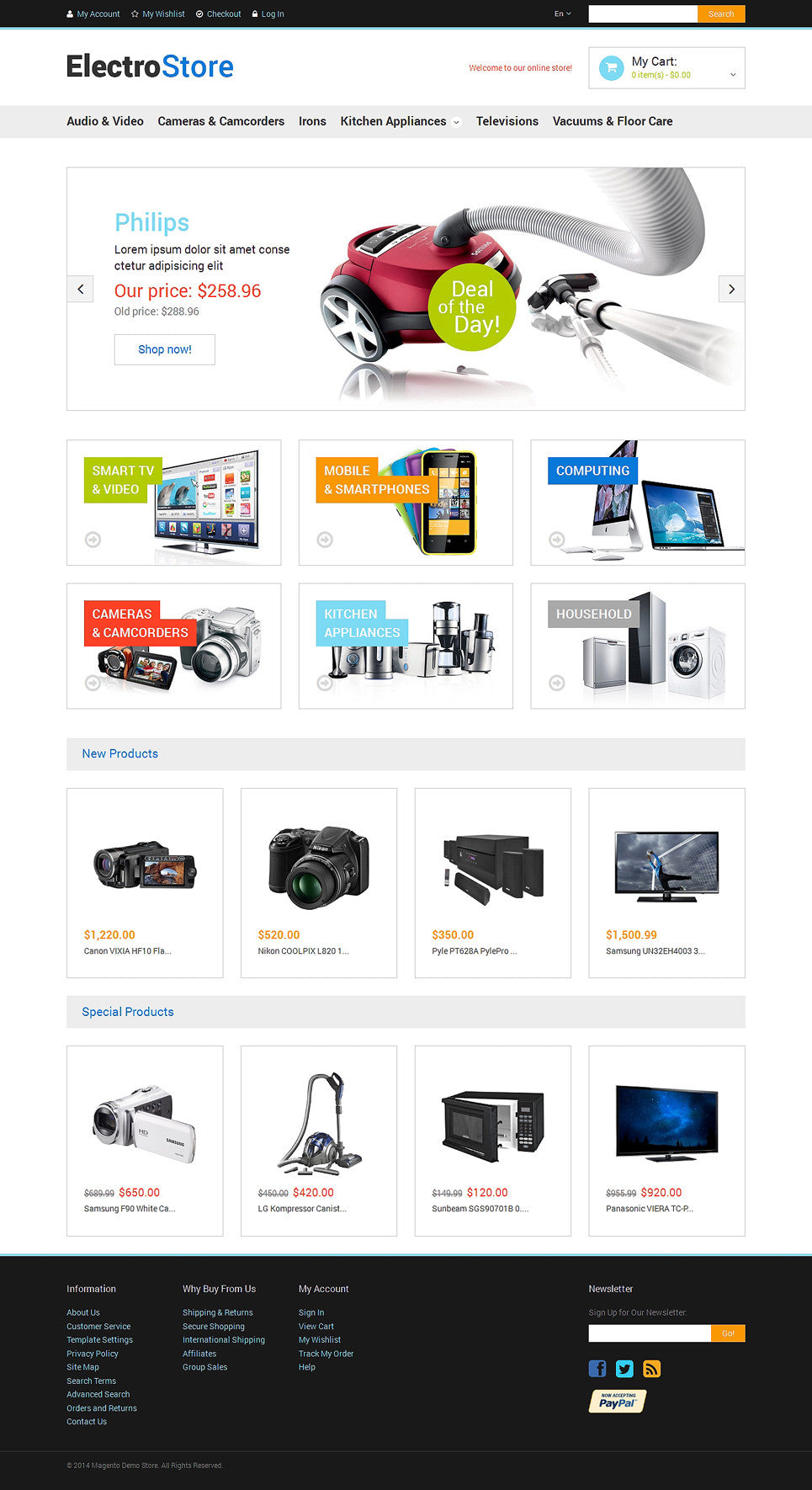 Magento Themes - GoWebBaby.Com