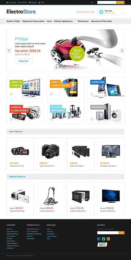 Magento Themes - GoWebBaby.Com