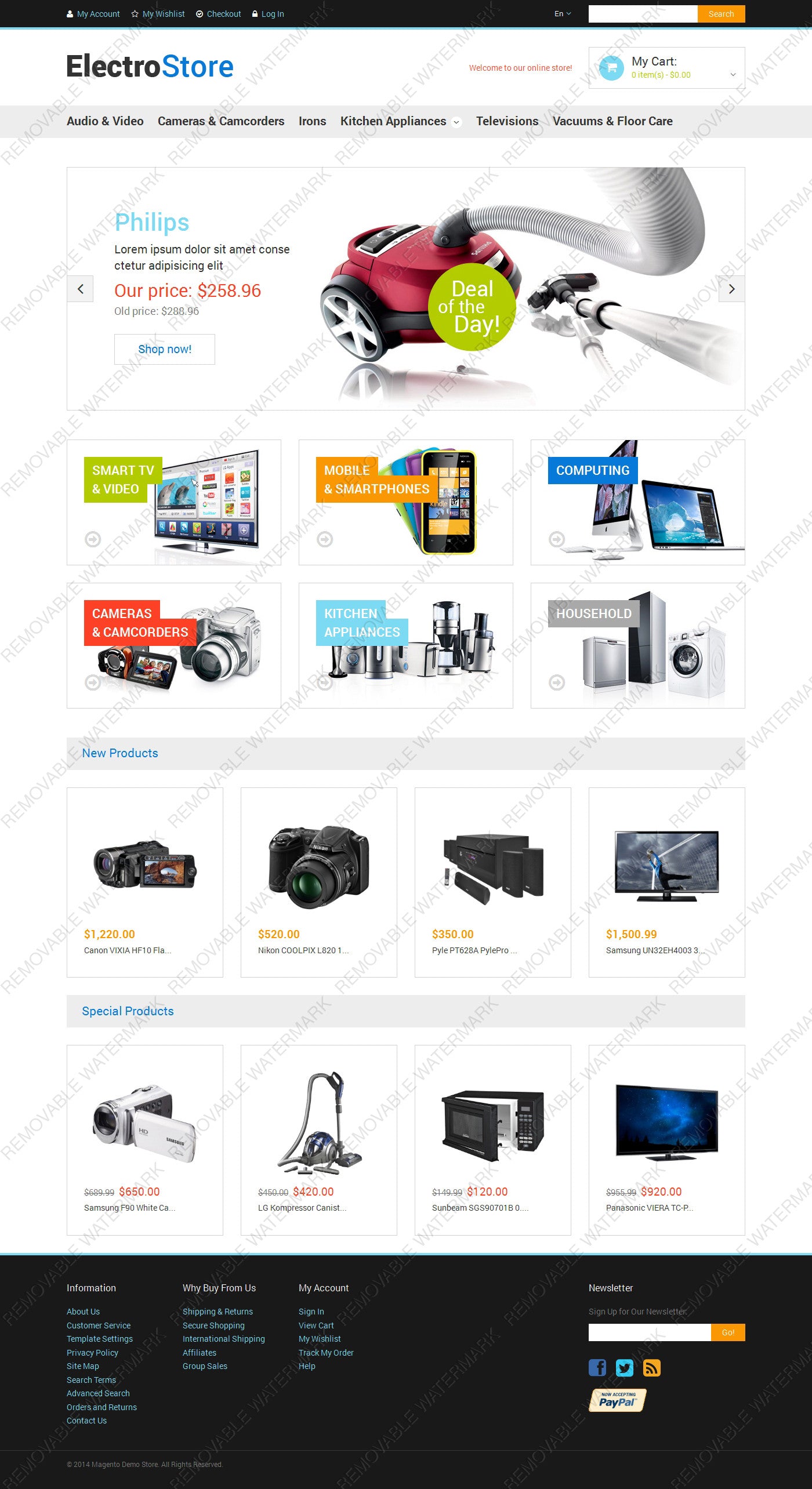Magento Themes - GoWebBaby.Com