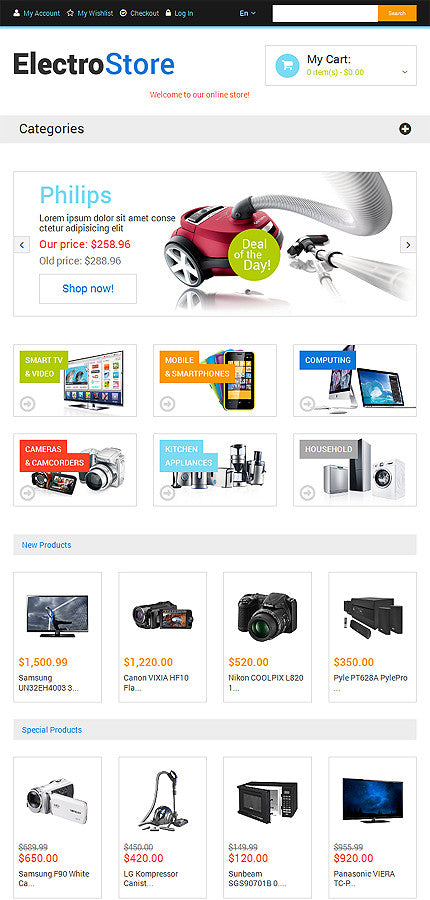 Magento Themes - GoWebBaby.Com