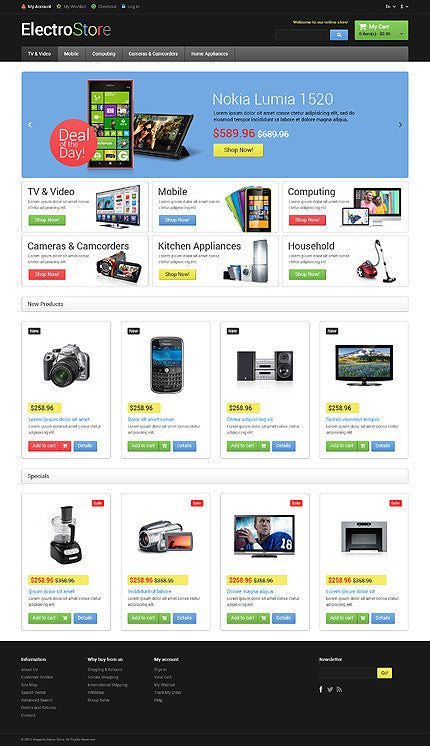 Magento Themes - GoWebBaby.Com