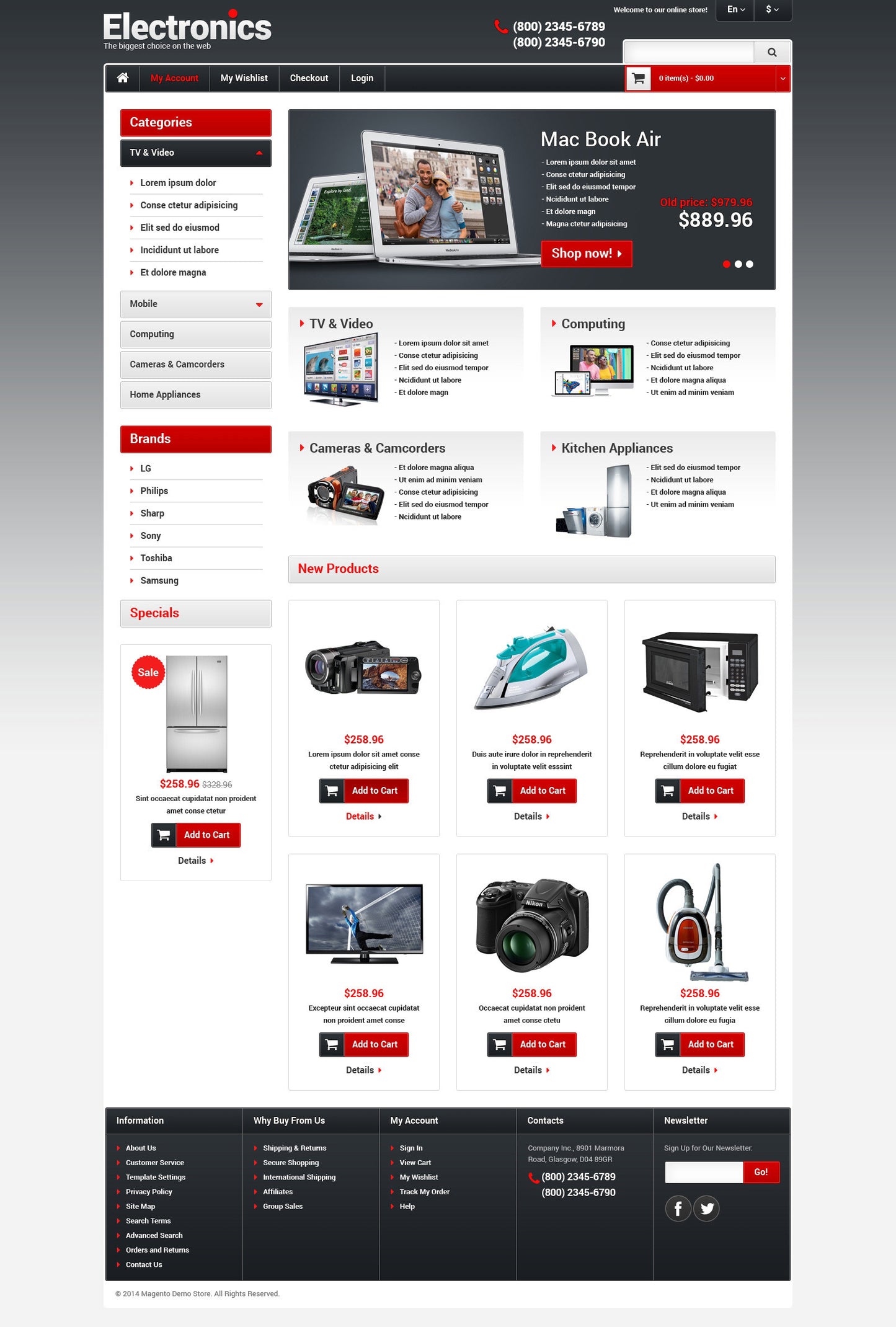 Magento Themes - GoWebBaby.Com