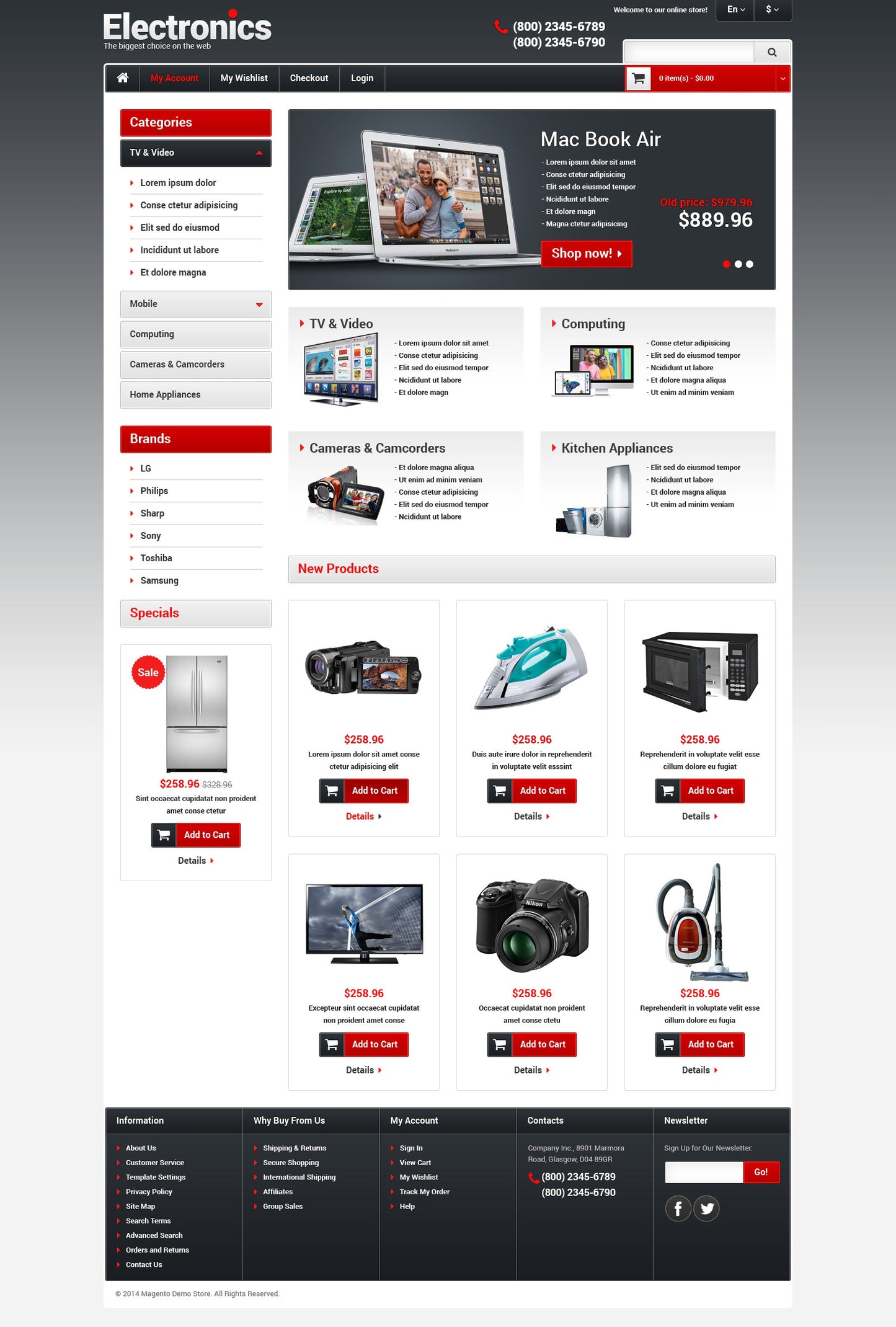 Magento Themes - GoWebBaby.Com