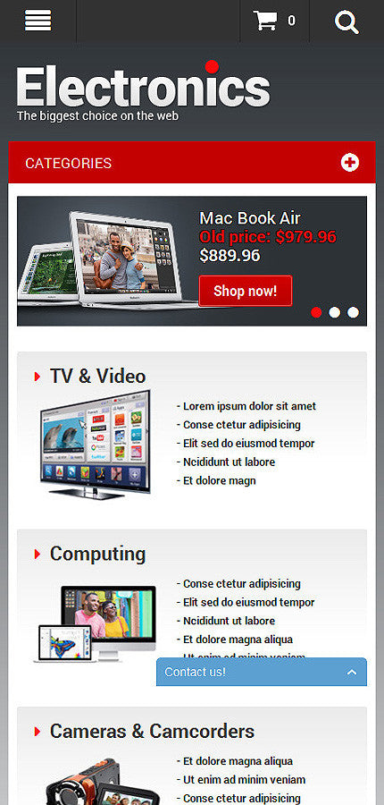Magento Themes - GoWebBaby.Com