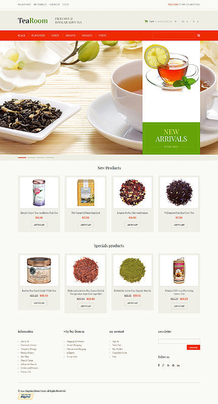 Magento Themes - GoWebBaby.Com