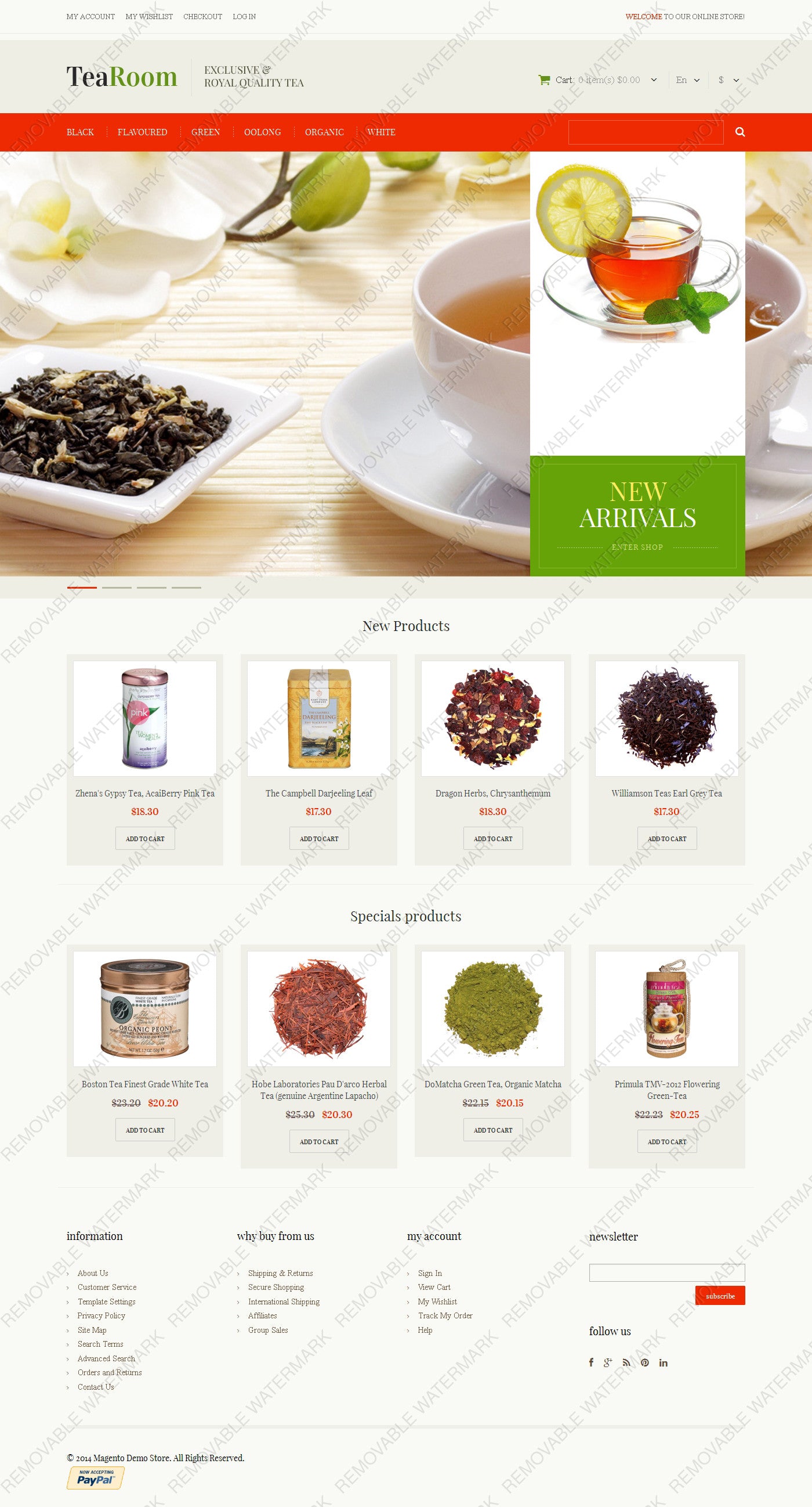 Magento Themes - GoWebBaby.Com