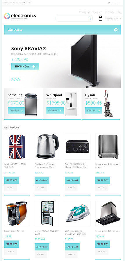 Magento Themes - GoWebBaby.Com
