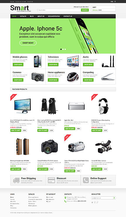 Shopify Themes - GoWebBaby.Com