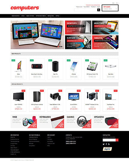 Magento Themes - GoWebBaby.Com