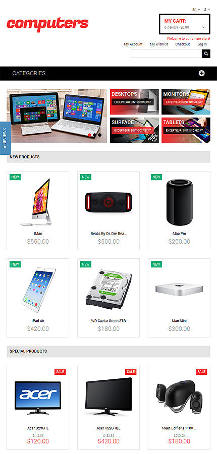 Magento Themes - GoWebBaby.Com