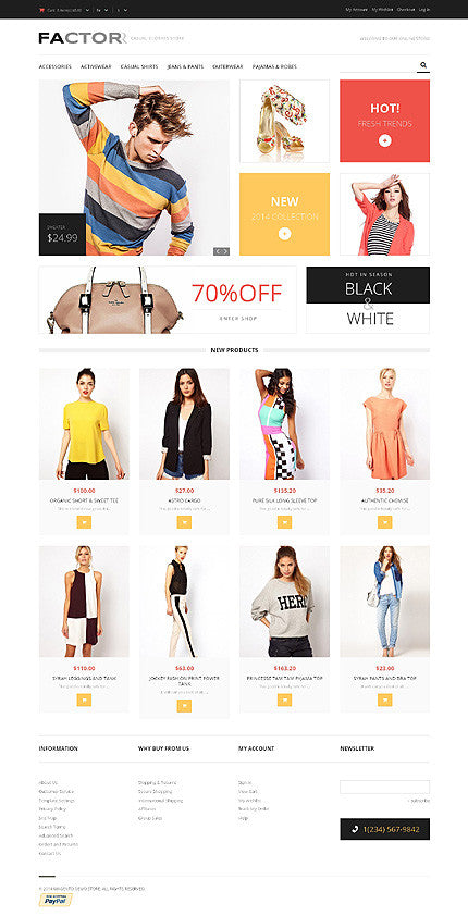 Magento Themes - GoWebBaby.Com