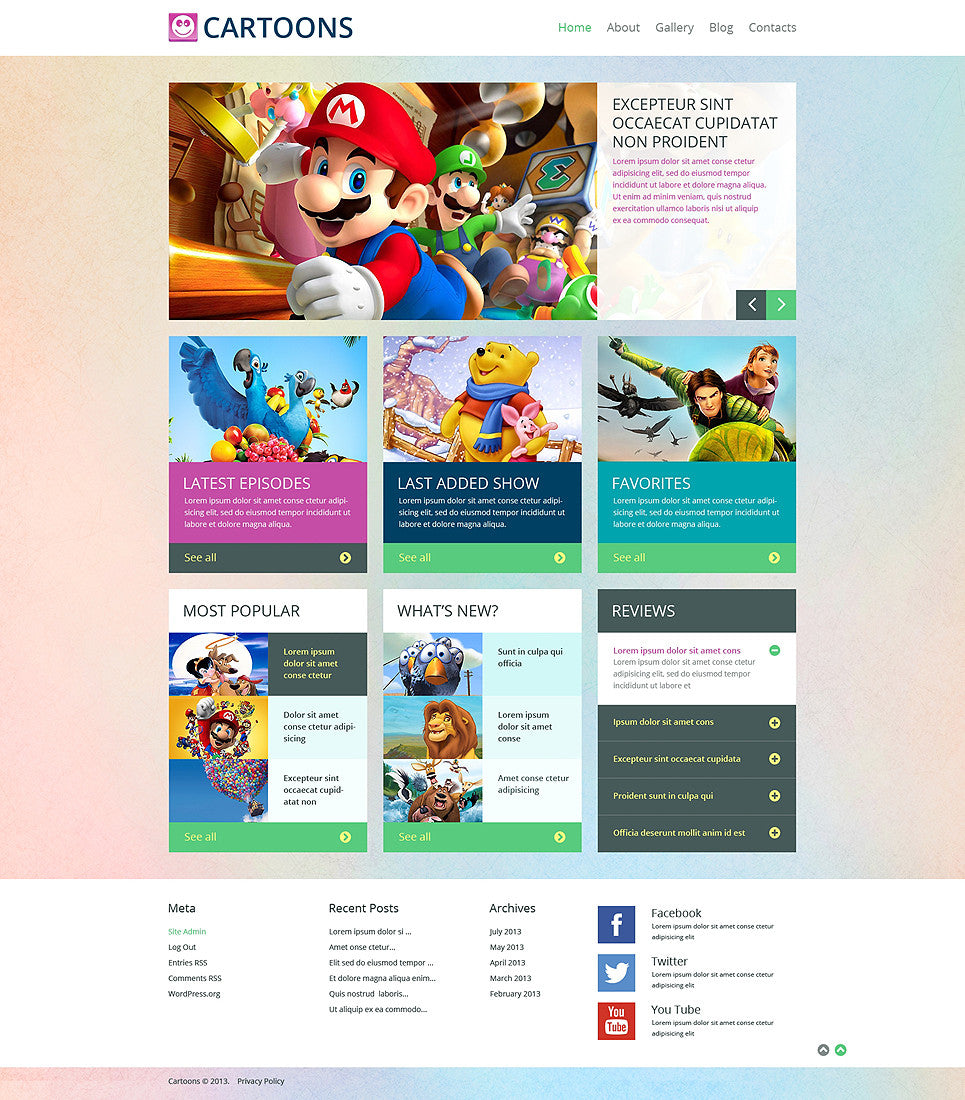 WordPress Themes - GoWebBaby.Com