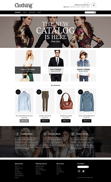 Magento Themes - GoWebBaby.Com