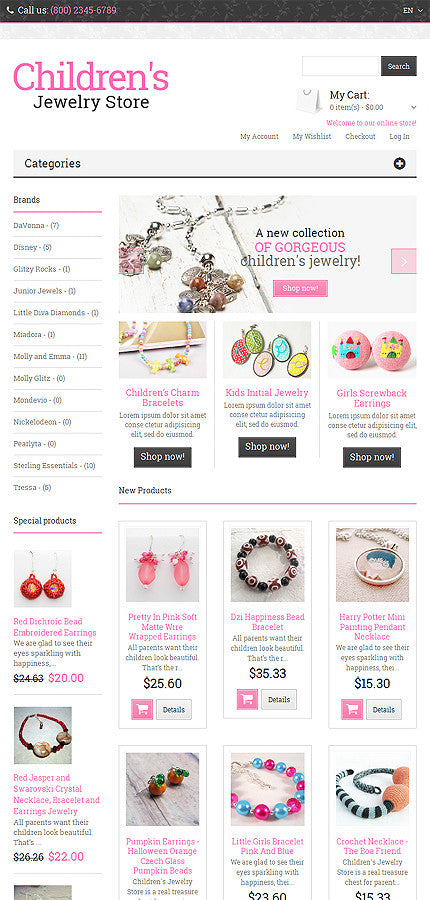 Magento Themes - GoWebBaby.Com