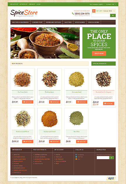 Magento Themes - GoWebBaby.Com