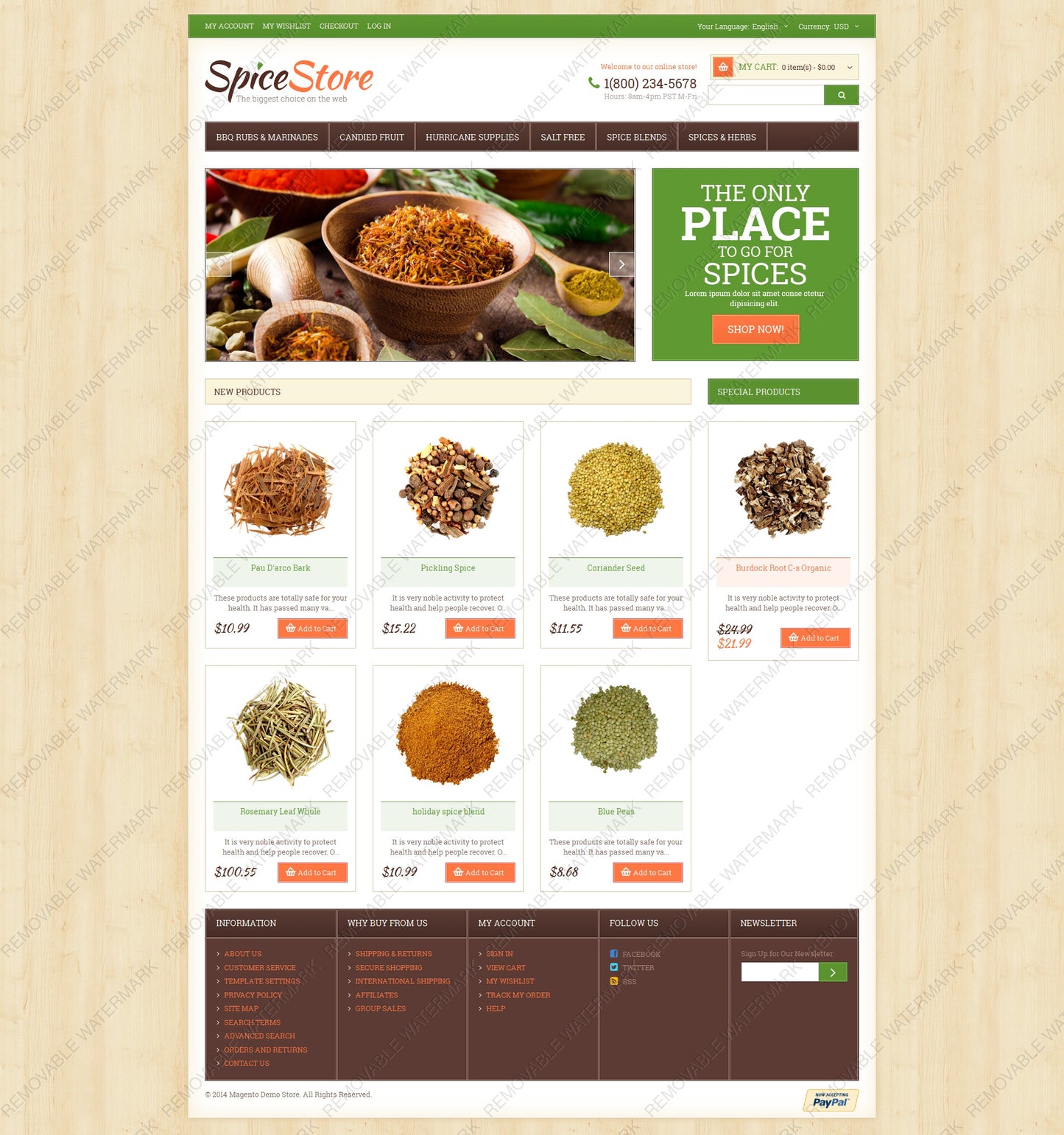 Magento Themes - GoWebBaby.Com
