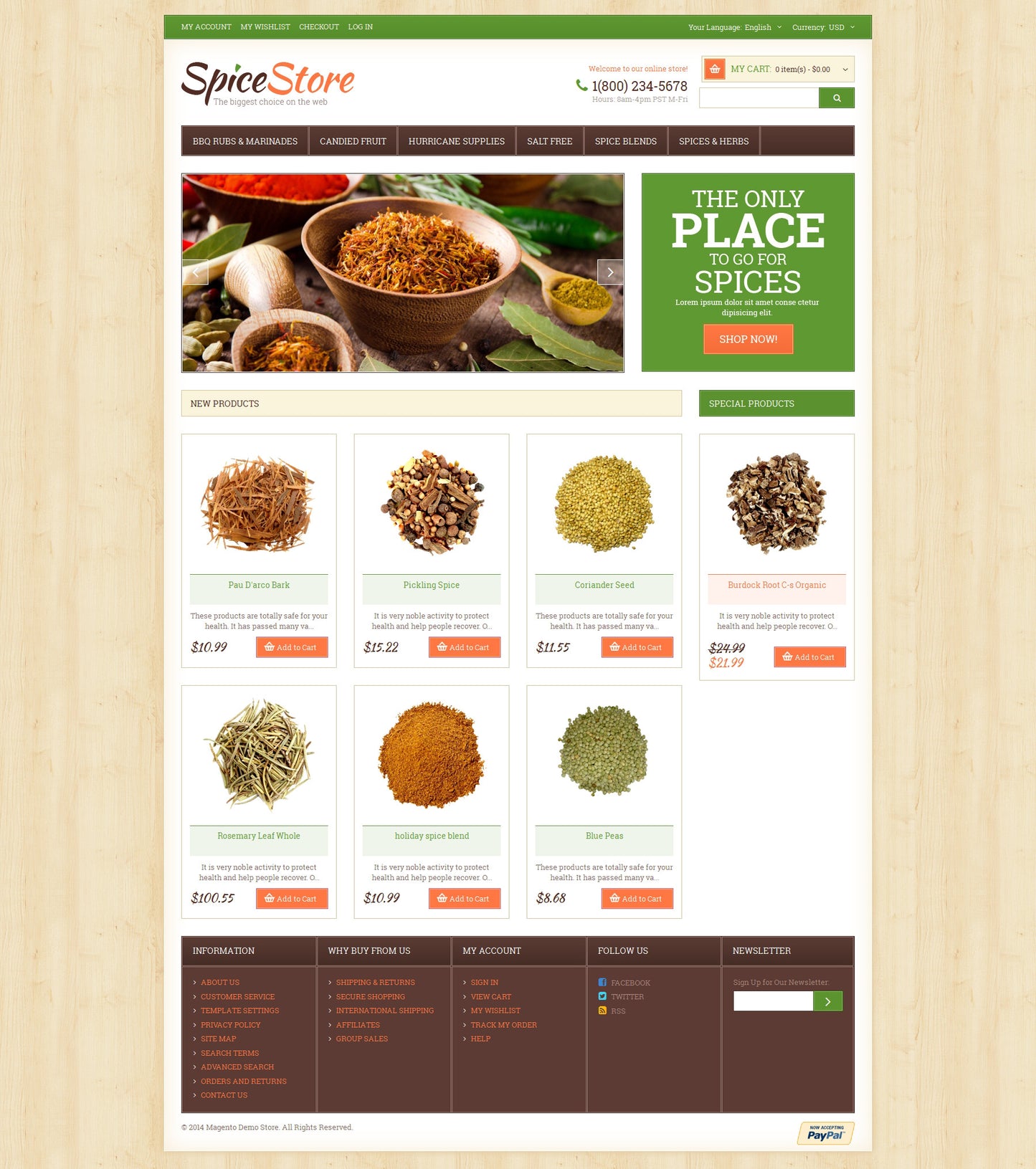 Magento Themes - GoWebBaby.Com