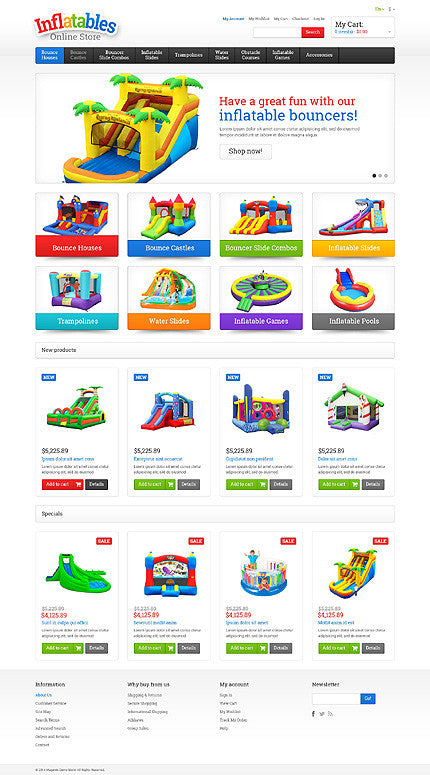 Magento Themes - GoWebBaby.Com