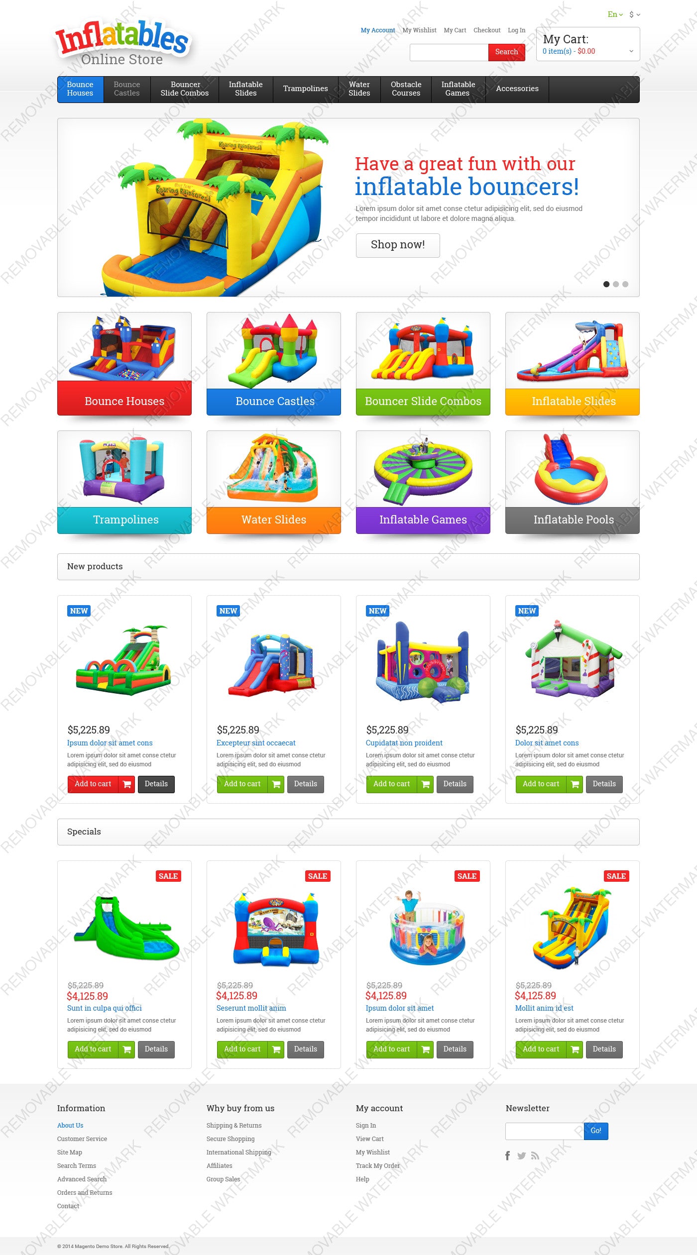 Magento Themes - GoWebBaby.Com
