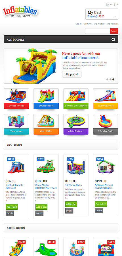 Magento Themes - GoWebBaby.Com