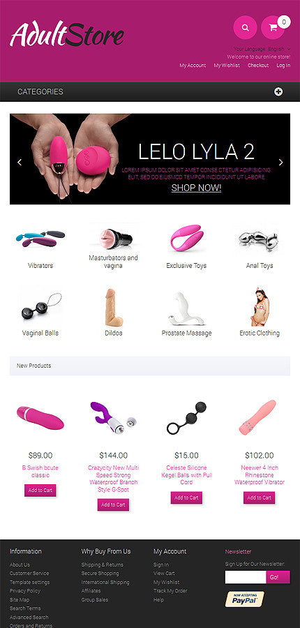 Magento Themes - GoWebBaby.Com