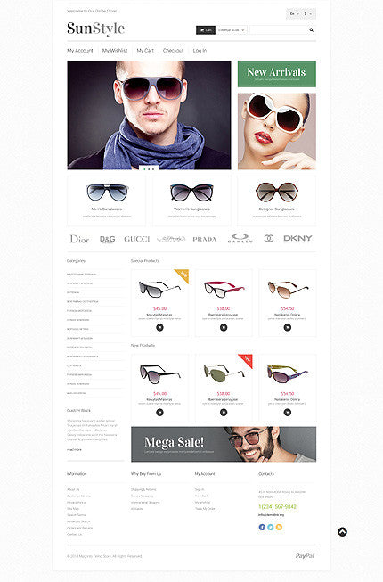 Magento Themes - GoWebBaby.Com