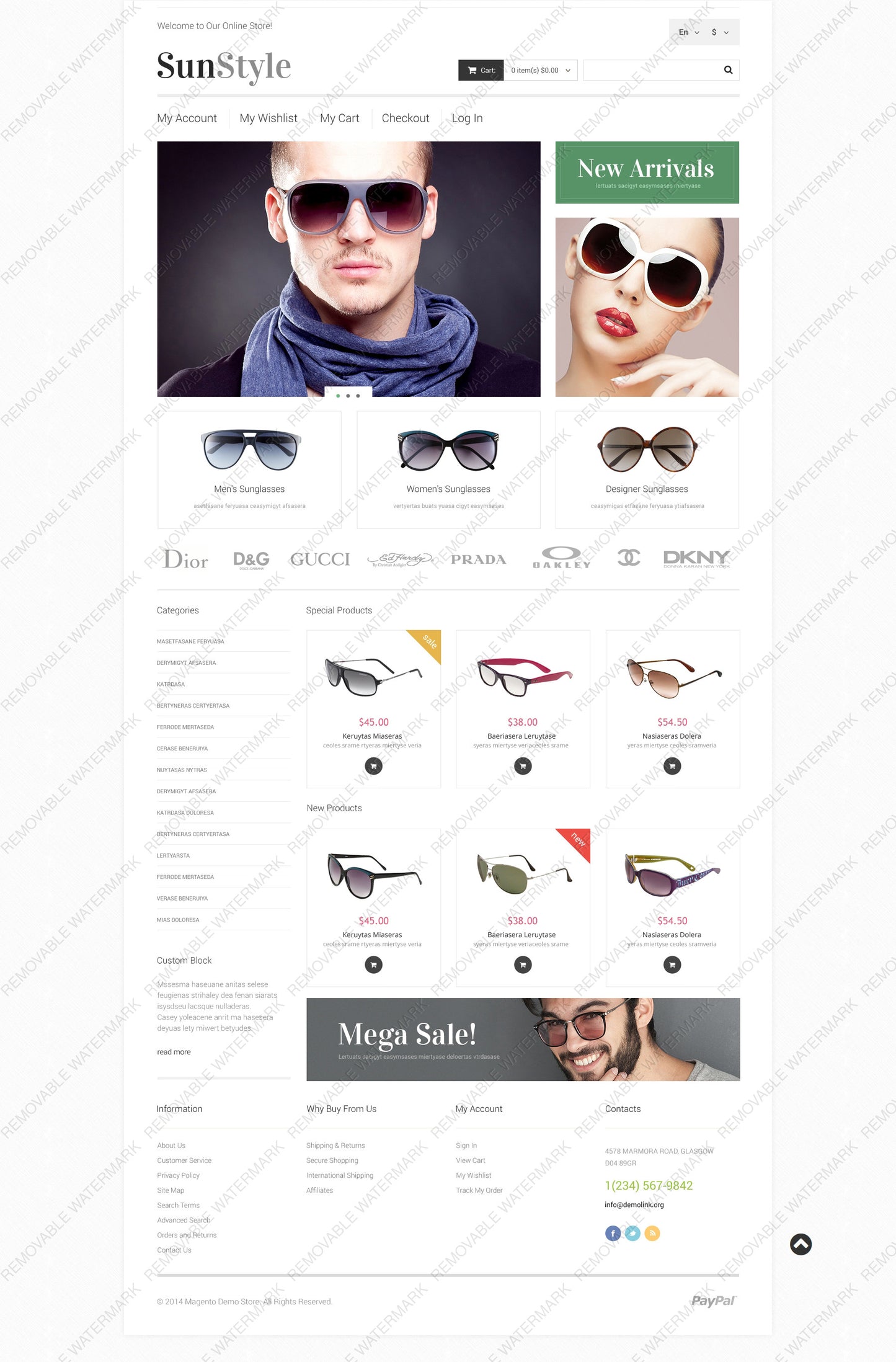 Magento Themes - GoWebBaby.Com