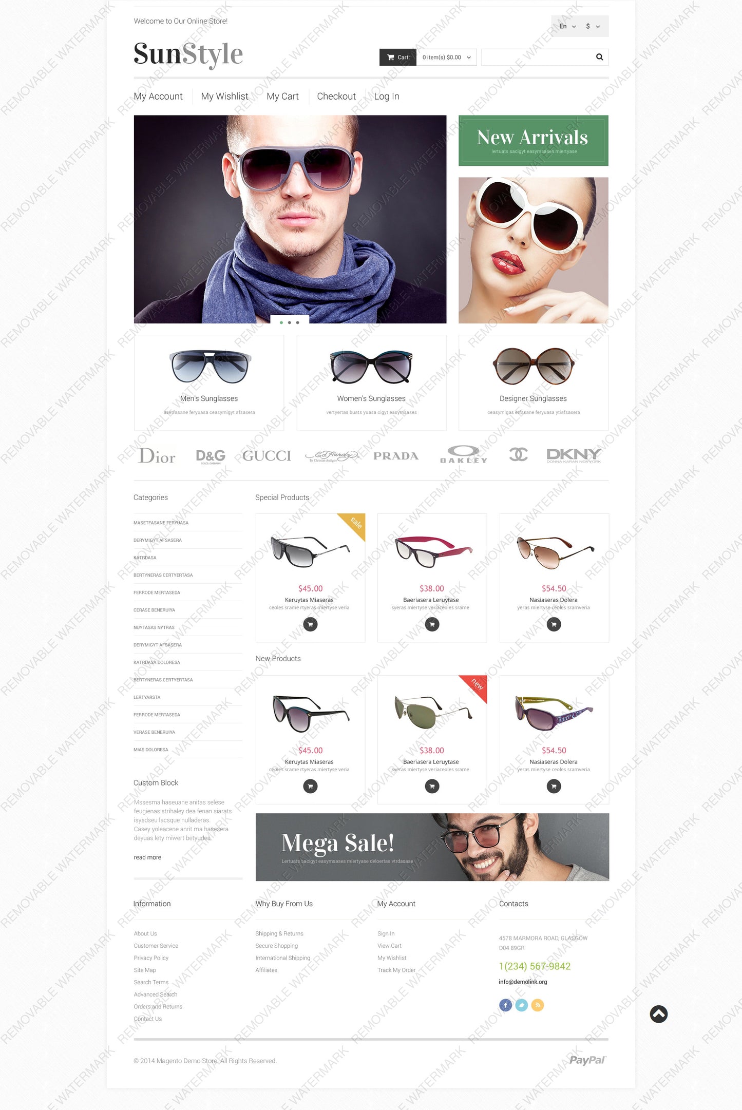 Magento Themes - GoWebBaby.Com