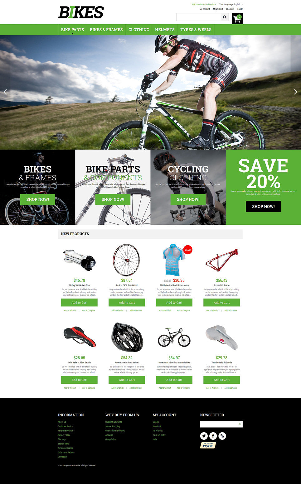 Magento Themes - GoWebBaby.Com
