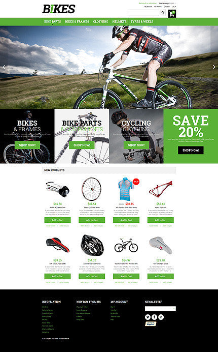 Magento Themes - GoWebBaby.Com