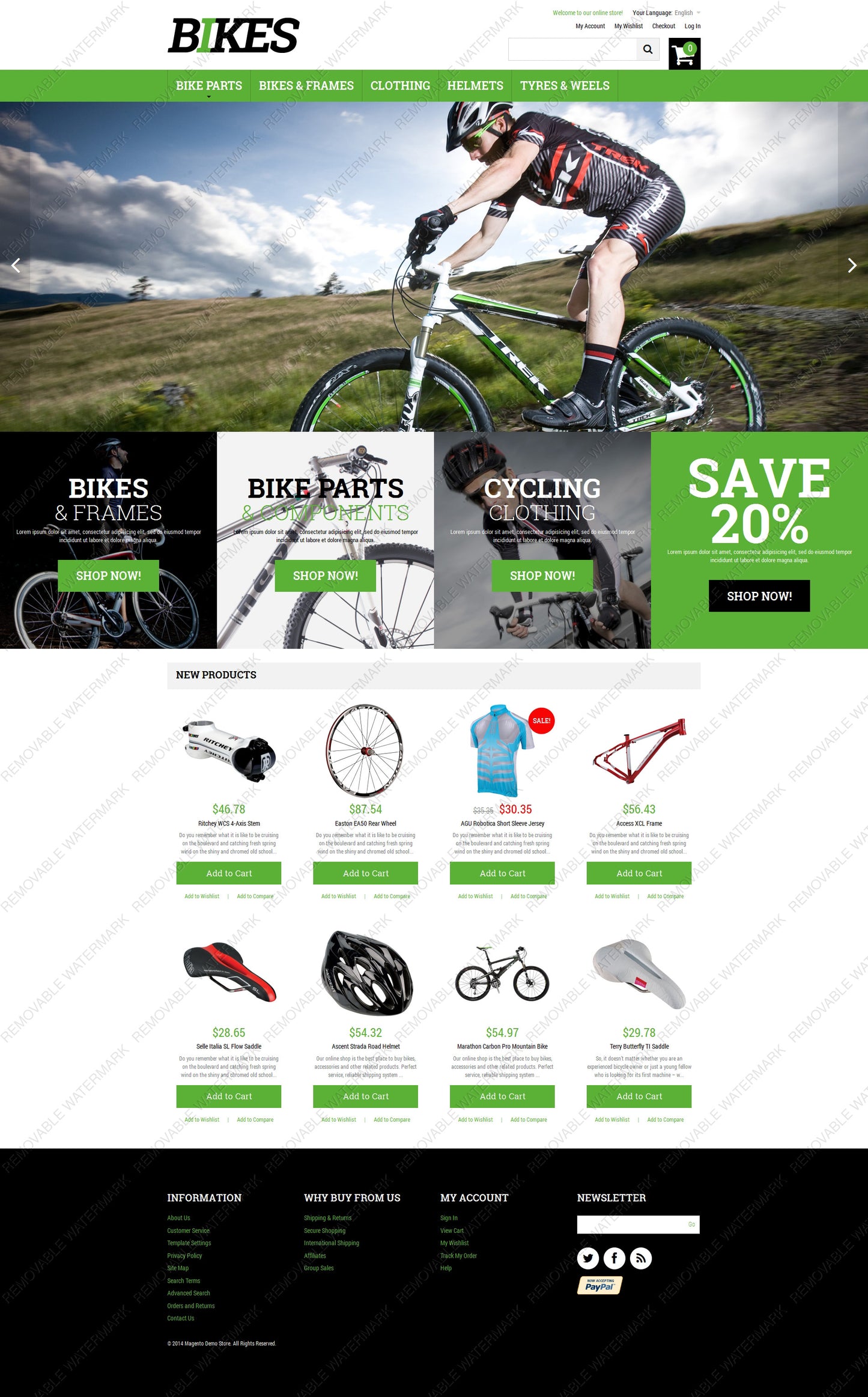 Magento Themes - GoWebBaby.Com