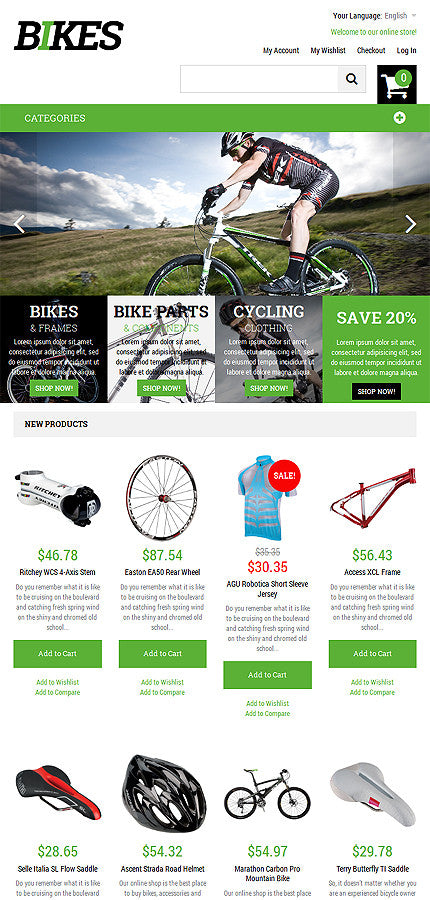 Magento Themes - GoWebBaby.Com